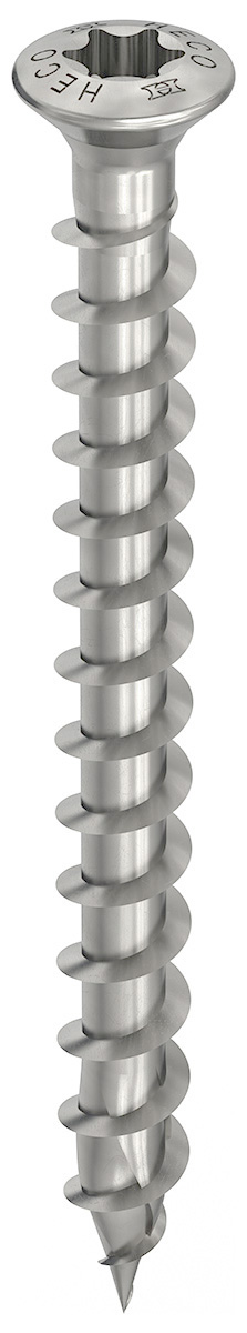 Vis HECO TOPIX-plus A2, pour façade, tête fraisée, T-Drive, VVG, 200 pièces — lot de 200 pièces