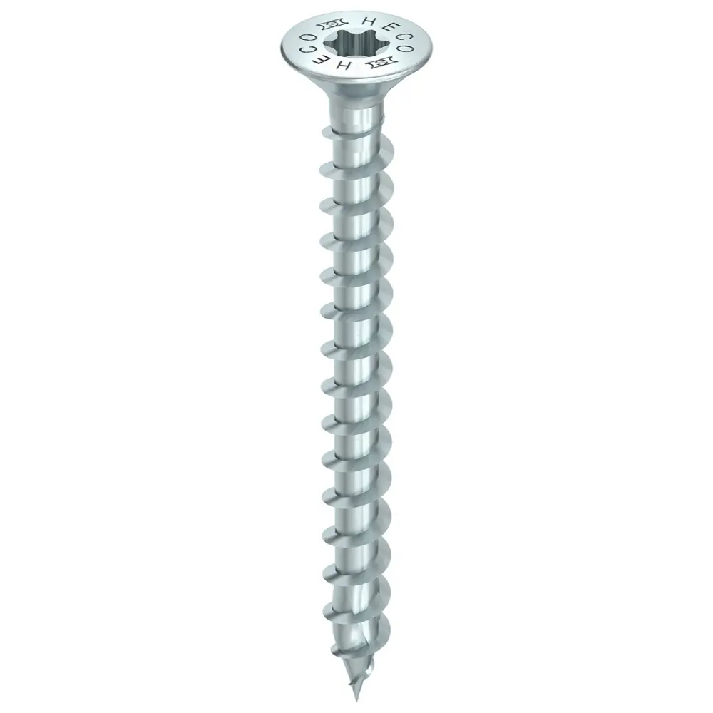 Vis HECO TOPIX-plus 10,0 x 450, tête fraisée, T-Drive, VG, A3K, 50 pièces — lot de 50 pièces