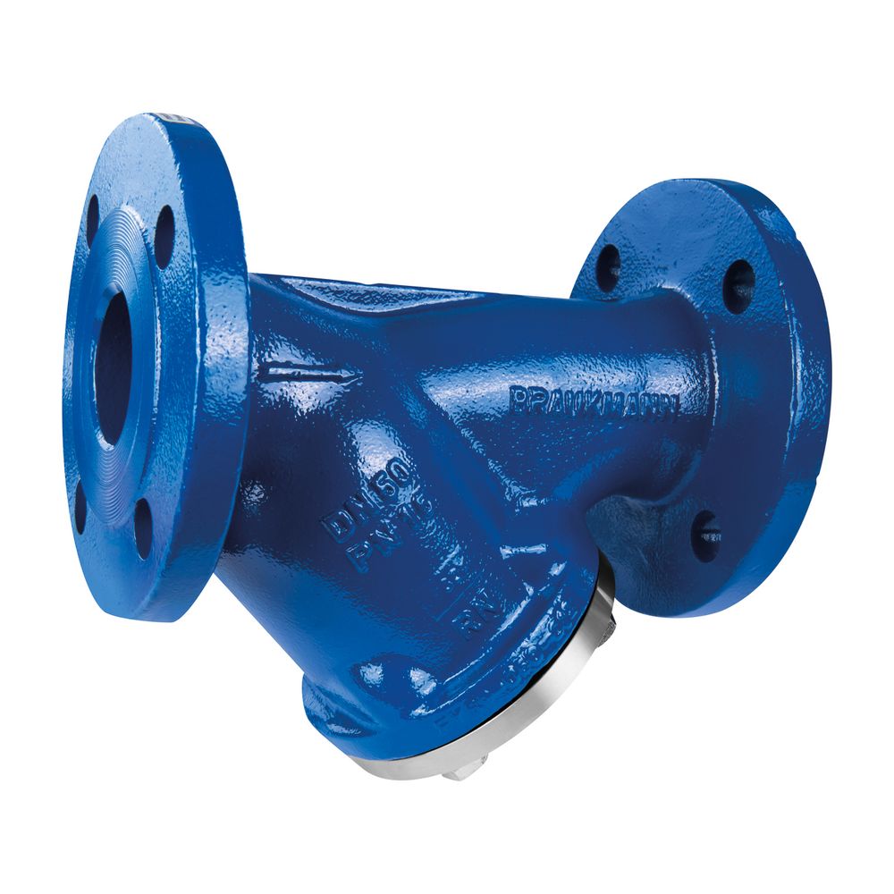 Resideo Filtre à boue FY69P avec brides DN 200, version A, bleu