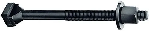 Vis à T Amf DIN 787 T-Nut 28mm M24 L.125mm classe 8.8 avec écrou et rondelle