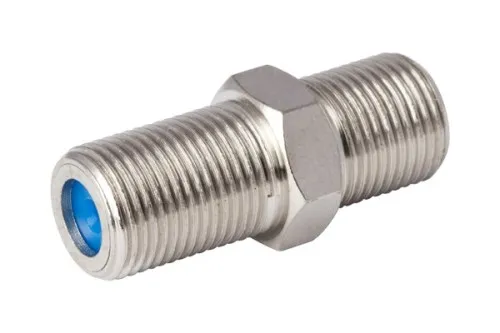 Double douille F Kathrein EMU 03, 75 Ohm, 90 dB, classe de blindage A, droite, douille/douille