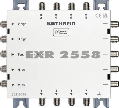 Multisélecteur Kathrein EXR 2558 (5 entrées / 8 sorties cascadables)