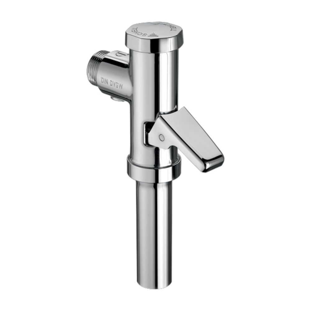 Robinet de chasse WC encastré SCHELLOMAT OMAT à levier, 1/2 pouce, chromé