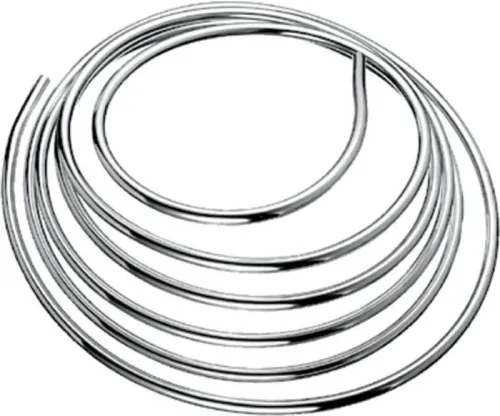 Bague en tube de cuivre Schell, Ø 8 mm, longueur 5000 mm, chromé