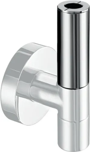 Vanne d'angle Schell avec cache-design, longueur 70 mm, 3/8", chromé