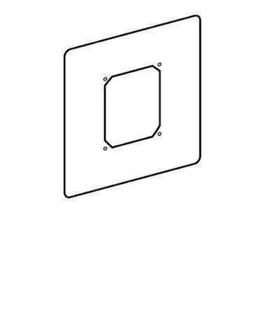 Plaque frontale universelle Schell, conversion Infra / Compact