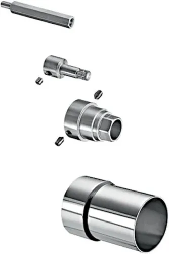 Kit de rallonge électronique D-E-T Schell pour robinetterie encastrée, longueur 50 mm, Chrom