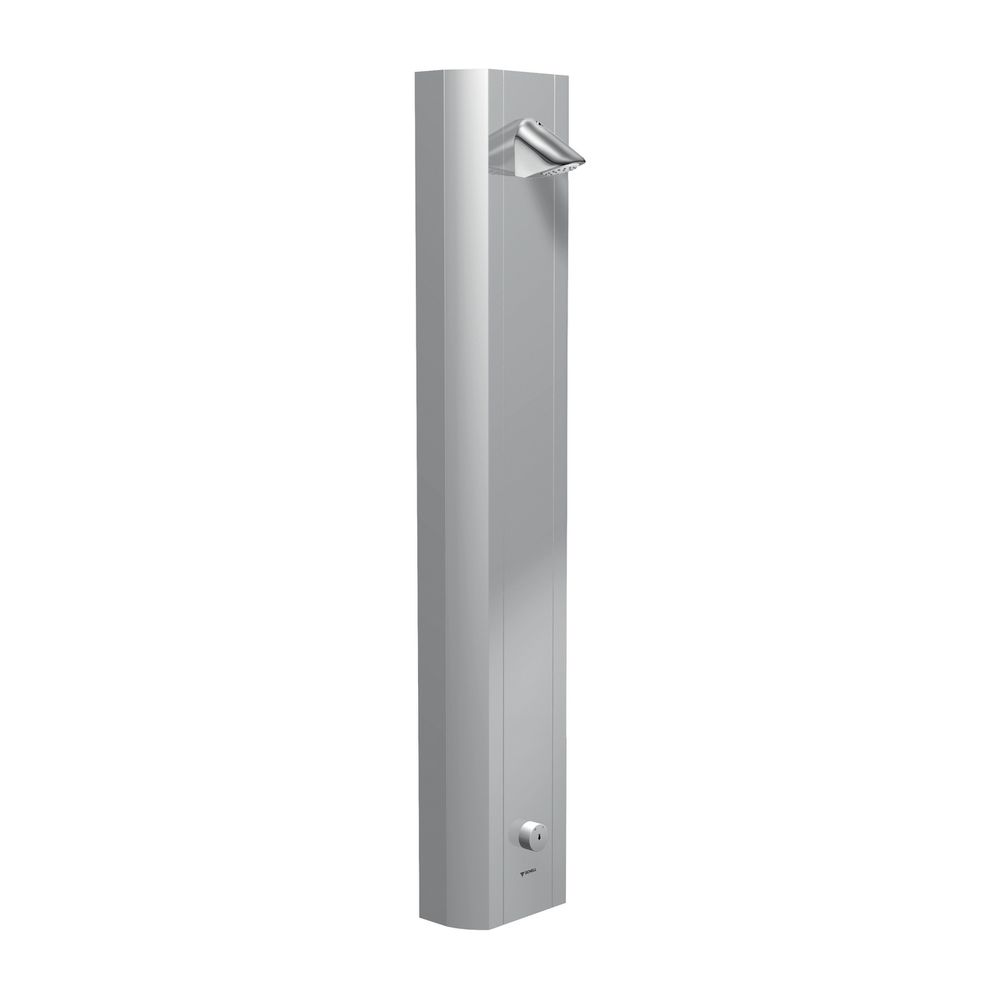 Panneau de douche Schell Linus DP-SC-M à fermeture automatique, eau mitigée, Duko Comfort, aluminium anodisé
