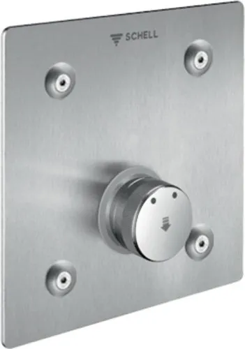 Schell Linus Basic D-SC-M mélangeur de douche à encastrer, fermeture automatique, eau mélangée, inox