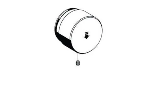 Bouton de commande LINUS DP-SC-T chromé auto-verrouillant Schell