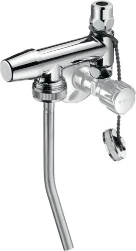 Vanne d'échantillonnage PROBFIX Schell pour robinets d'angle, 3/8", chromé