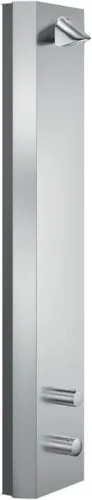 Panneau de douche Schell Linus Inox DP-SC-T Duko Comfort Flex, manuel TD, 2x DN 15 G 1/2", acier inoxydable