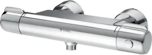 Mitigeur SCHELL Modus MD-T/u pour douche en saillie, thermostatique, raccordement par le bas, chromé