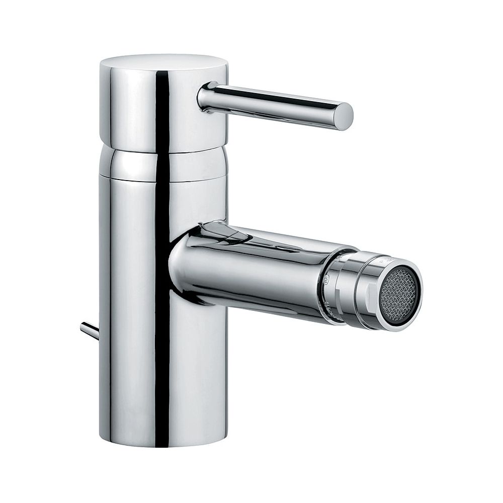 KLUDI BOZZ Mitigeur monocommande pour bidet - Garniture d'évacuation chromée