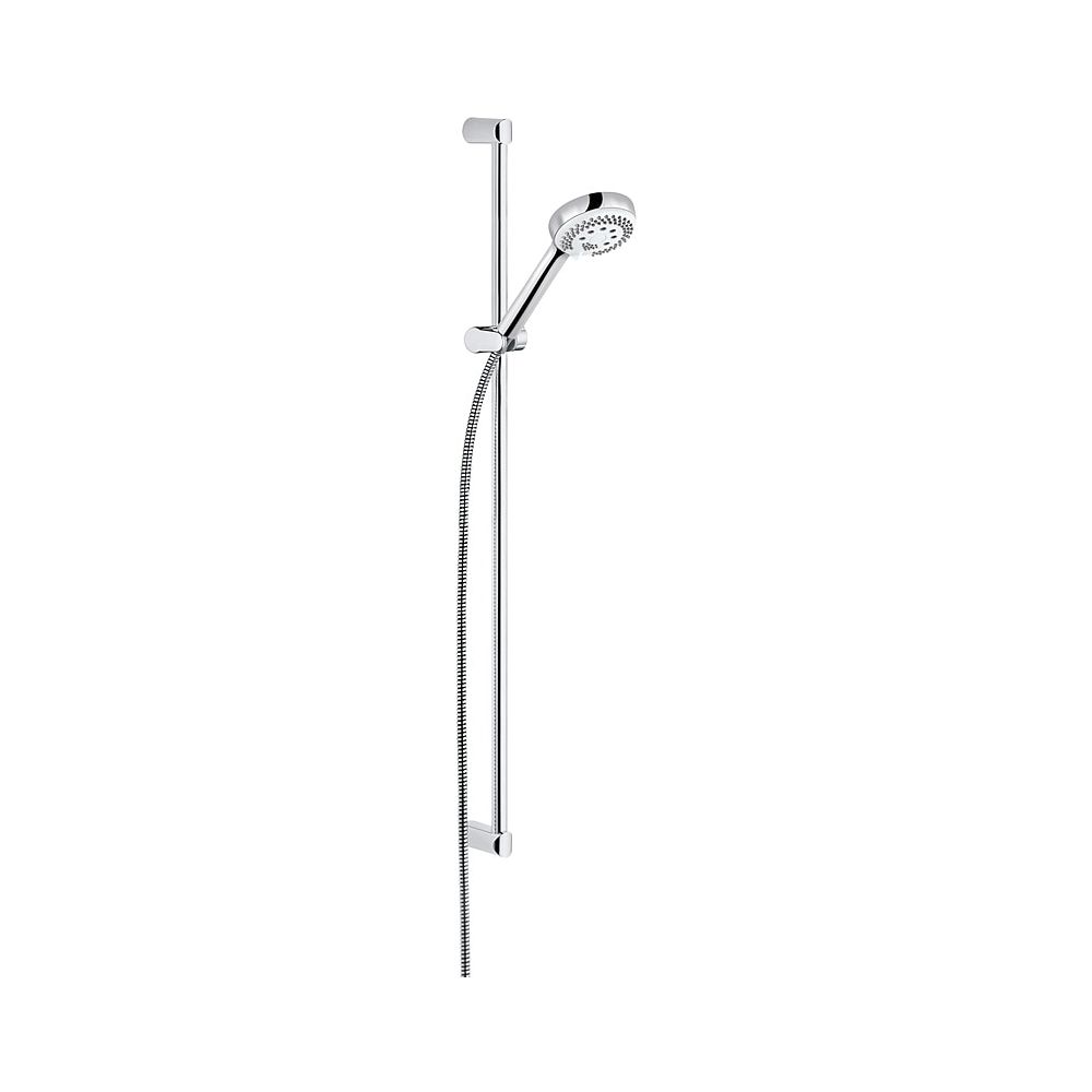 KLUDI LOGO 3S Set de douche avec barre de fixation 900 mm D23 mm chromé
