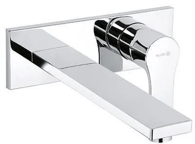 Mitigeur monocommande KLUDI ZENTA SL pour lavabo à fixation murale 2 trous, portée 230 mm chromé