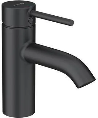 Mitigeur monocommande KLUDI BOZZ pour lavabo 75 mm avec vidange Push Open en finition noir mat