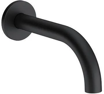 KLUDI BOZZ Écoulement de baignoire DN20 saillie 160 mm noir mat