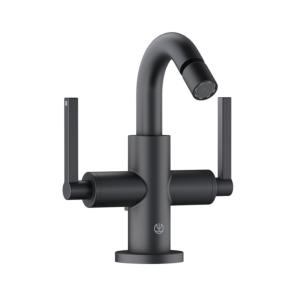 Robinet de bidet KLUDI NOVA FONTE Bidetarmatur PURISTIC noir mat