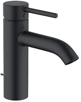 Kludi BOZZ Robinetterie de lavabo monocommande 100 mm EcoPlus, évacuation noir mat