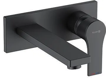 KLUDI ZENTA SL WT-2LOCH-WAND-EHM Porte-à-faux 180 mm noir mat