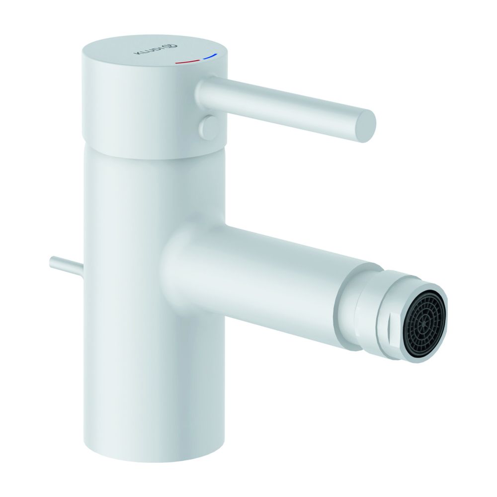 KLUDI Garniture d'évacuation pour bidet BOZZ EHM, finition blanc mat