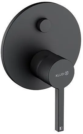KLUDI NOVA FONTE UP-Wafü-/Br.-EHM Push avec fonction intégrée pour 88022 noir mat