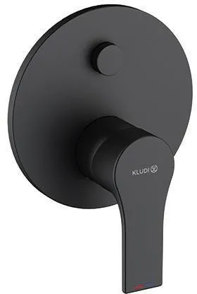 KLUDI ZENTA SL UP-Wafü-/Br.-EHM Push avec élément fonctionnel pour 88022, noir mat