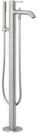 Mélangeur de baignoire KLUDI NOVA FONTE Pura Stand brossé inox