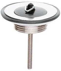 Siphon pour lavabo & bidet KLUDI avec bouchon-stop et sous-ensemble en laiton chromé nickelé