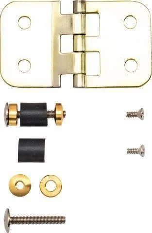 Kit de charnières Duravit pour couvercle de urinoir sans mécanisme d'abaissement automatique, chromé, 0063041000