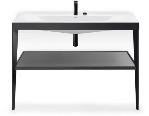 Duravit Siphon universel design chromé poli, laiton, horizontal, adapté pour lavabo