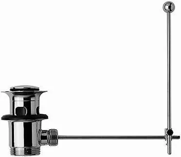 Duravit Vanne à levier coudé, actionnement vertical, chromé