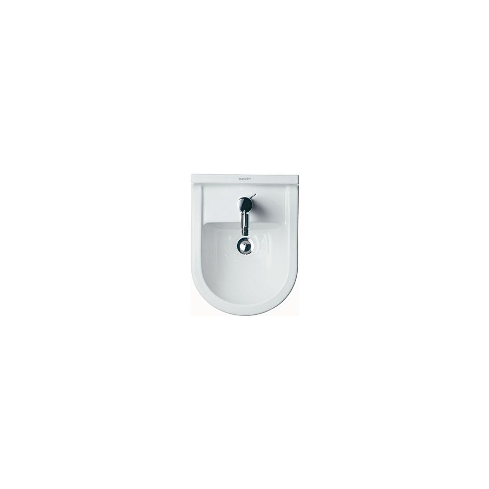 Duravit Starck 3 Bidet sur pied 560x370x430mm, blanc brillant, 1 trou, avec trop-plein et matériel de fixation