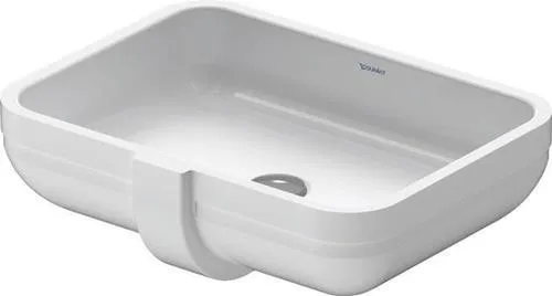 Duravit Happy D.2 meuble-lavabo encastrable 385x520x170mm, blanc brillant, sans trou de robinetterie, avec débord, encastrable par le bas