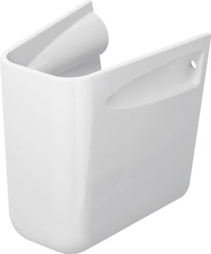Duravit Colonne à moitié en céramique D-Code 268x245x305mm, blanc brillant, fixation murale, pour 231065/231060/231055/034812