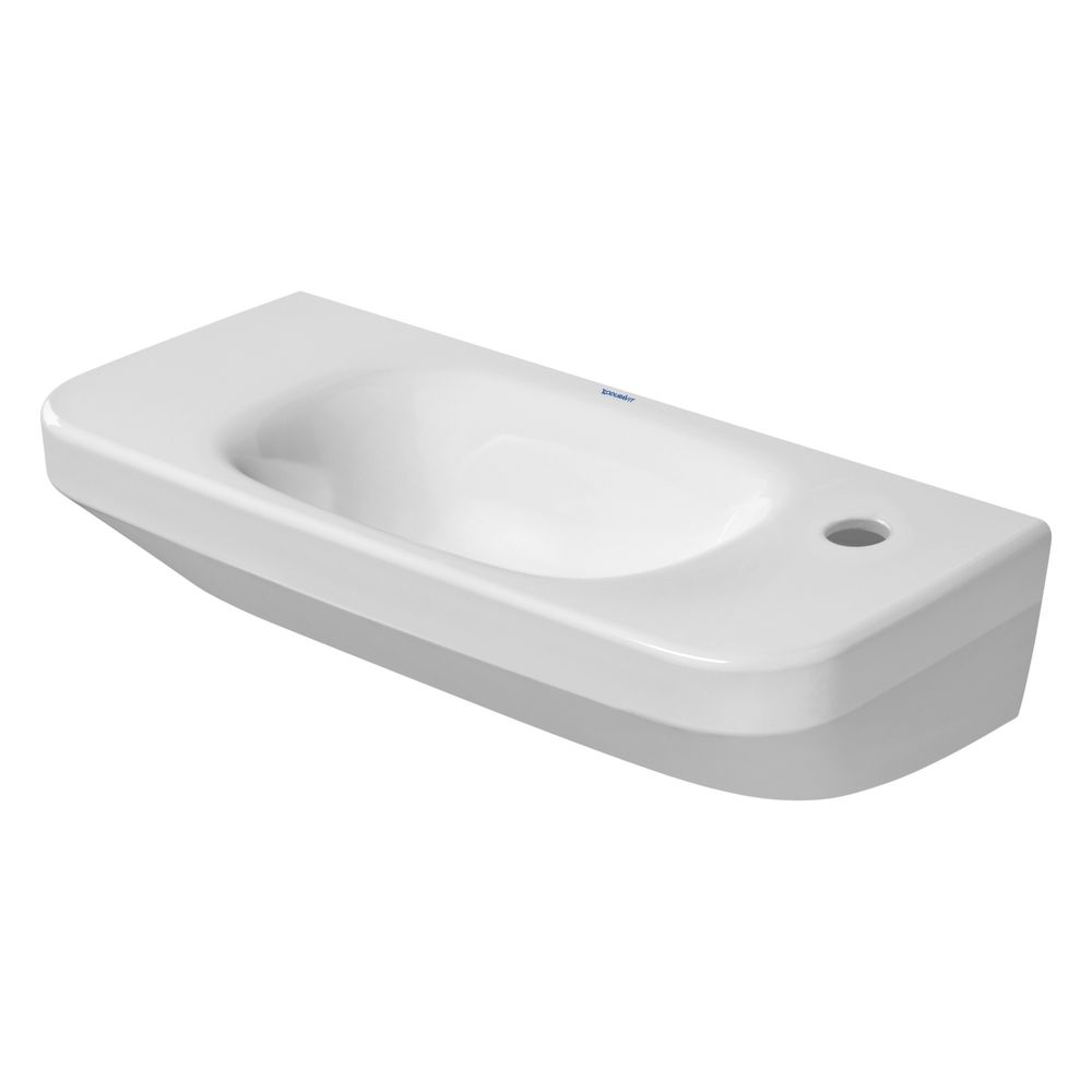 Lavabo Duravit DuraStyle 220x500x120mm, blanc brillant, rectangulaire, 1 emplacement de lavage central, 1 trou de robinetterie, sans trop-plein
