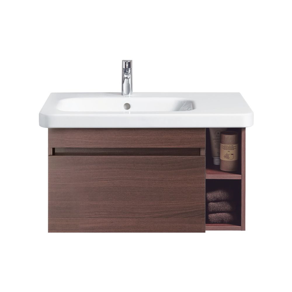 Duravit DuraStyle Lavabo 480x800x170 mm, blanc brillant, rectangulaire, 1 bac de lavage à gauche, avec trop-plein