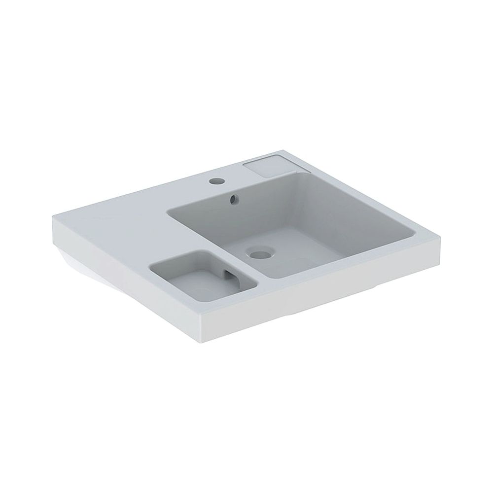 Lavabo Geberit Bambini avec bac à éponges latéral, 60x16,3x55cm