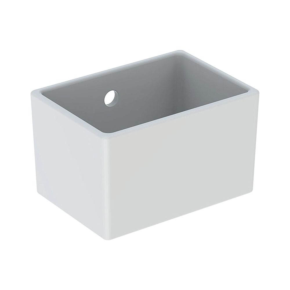 Bassin de récupération de plâtre Publica Geberit (partie inférieure) - 25x21x35 cm - Céramique sanitaire blanche