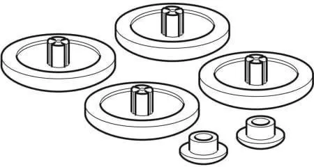 Tampon pour couvercle WC Geberit, 598094000