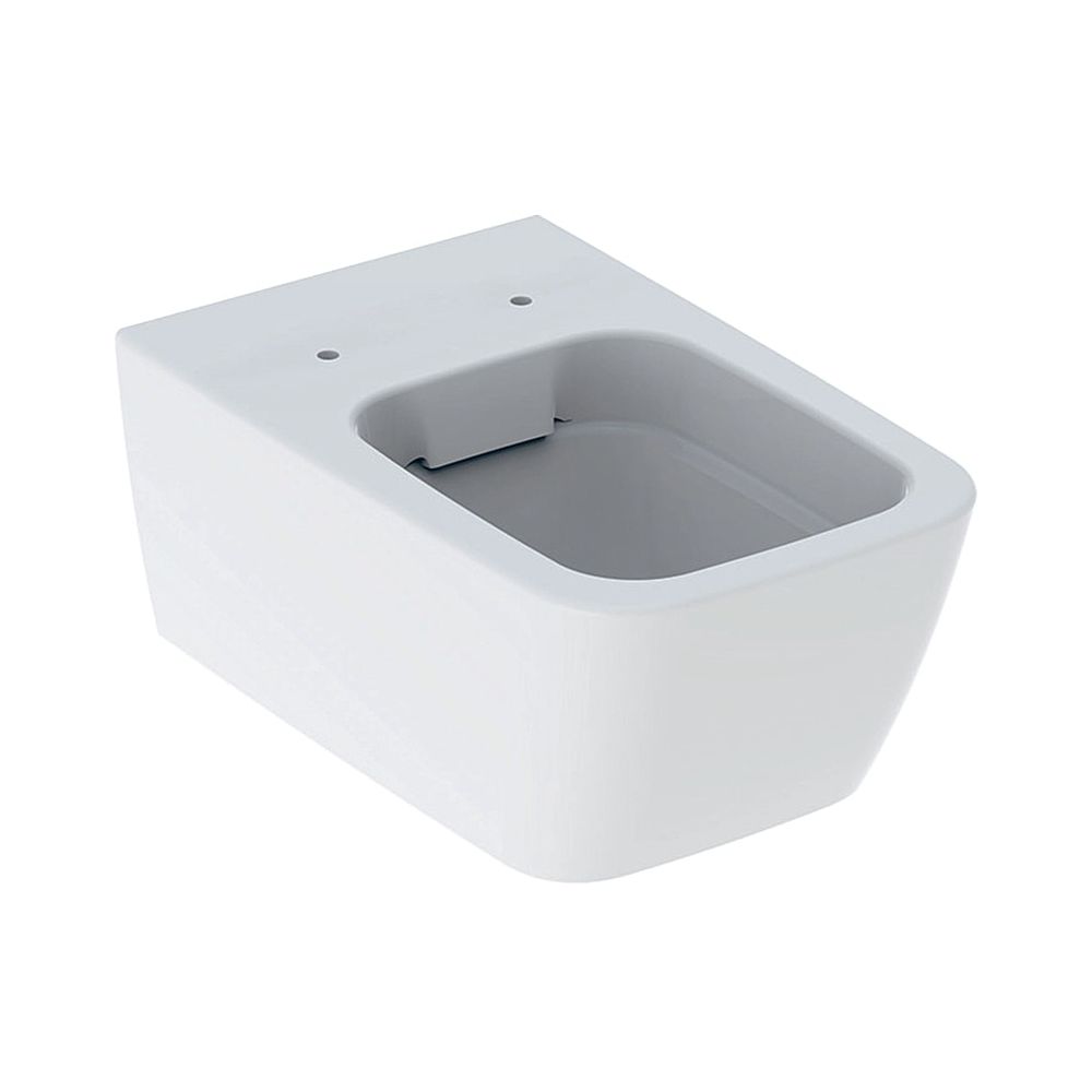 Geberit iCon Square WC mural à chasse profonde, forme fermée, Rimfree Profondeur 54 cm, Blanc/KeraTect