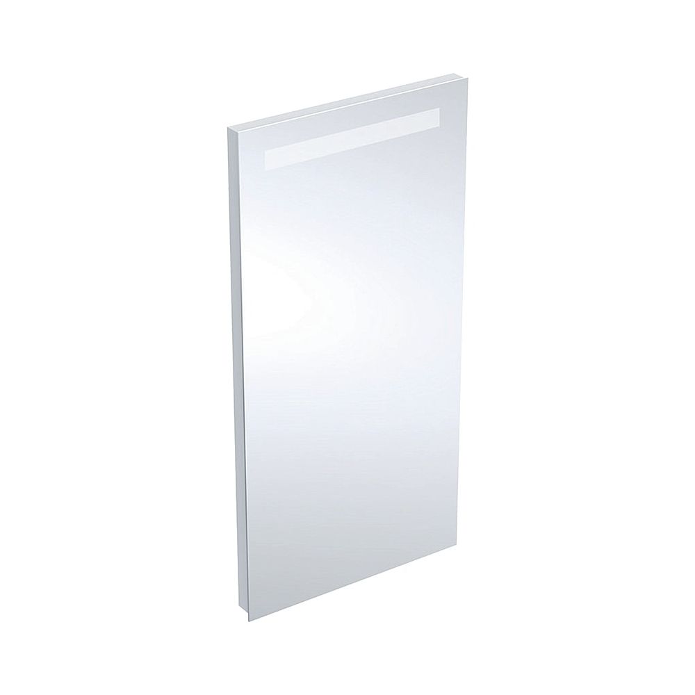Miroir lumineux Geberit Renova Compact, largeur 40 cm, hauteur 80 cm, aluminium anodisé
