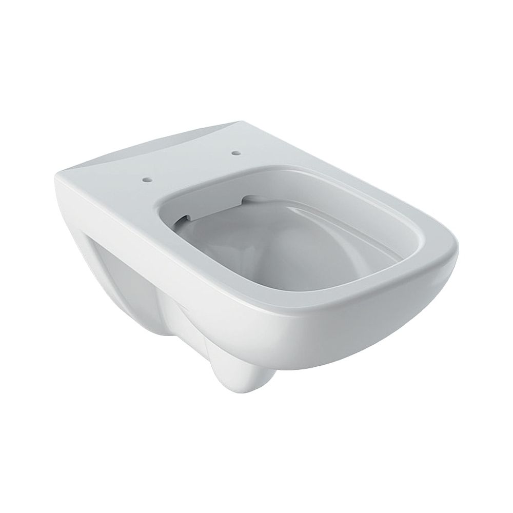 Geberit Renova Plan WC suspendu à chasse profonde Rimfree, 34,5x35,5x54 cm, céramique sanitaire, blanc