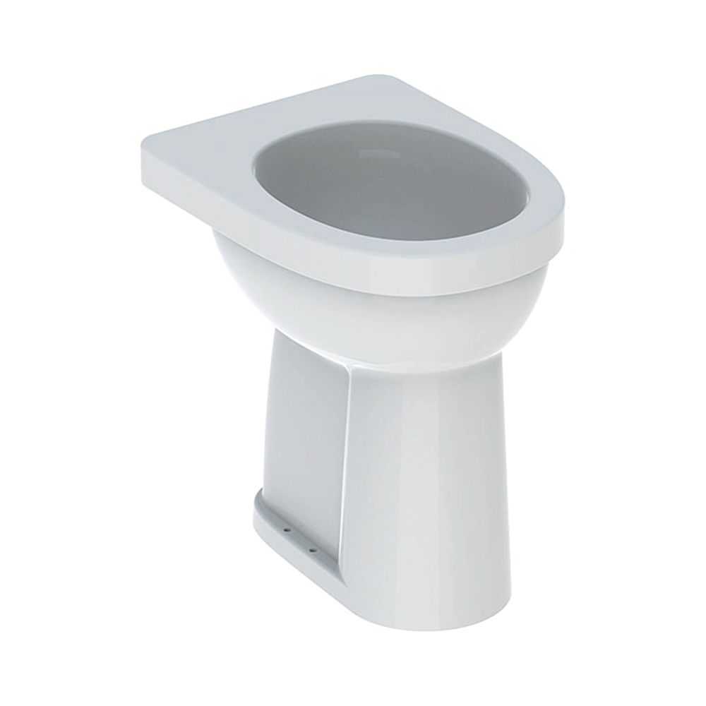 Geberit WC suspendu Renova Comfort surélevé, chasse d'eau plate, sortie verticale, blanc, KeraTect
