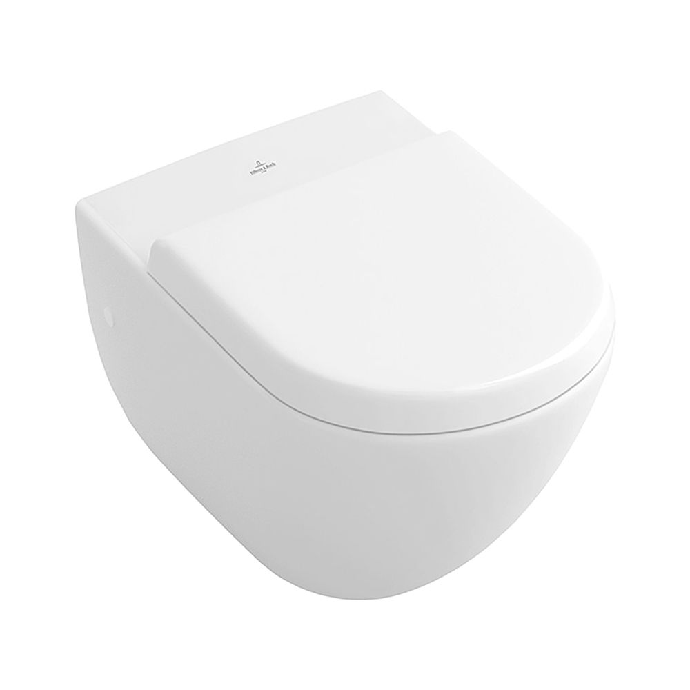 WC suspendu Subway 370x560x365 mm ovale sortie horizontale blanc Alpin