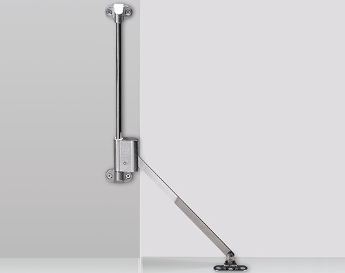 Support de clapet Hettich Klassik D avec palier L 258 D / 300, gauche, nickelé - 16173