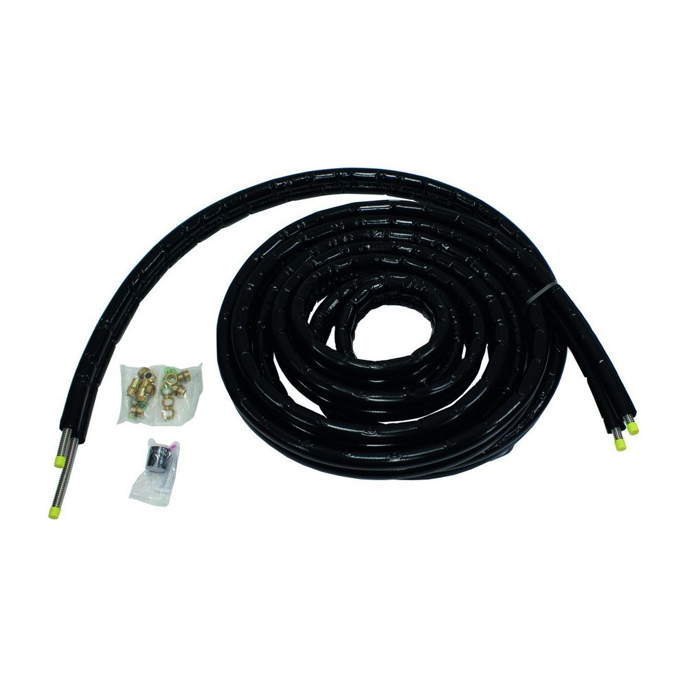 Tuyau flexible solaire Vaillant 2 en 1 15 m DN 16 en acier inoxydable