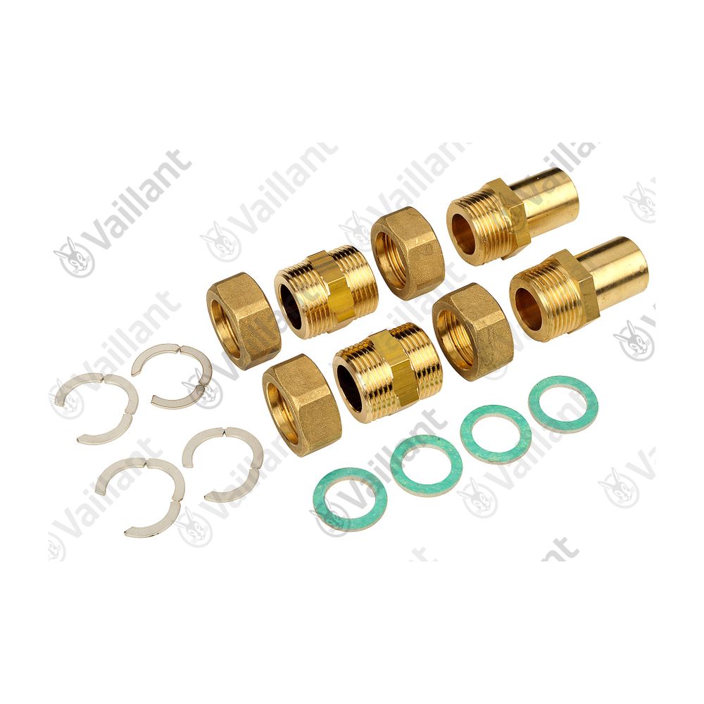 Vaillant Raccord fileté DN 16 pour station solaire /3, /4, /5 et autres, 545709