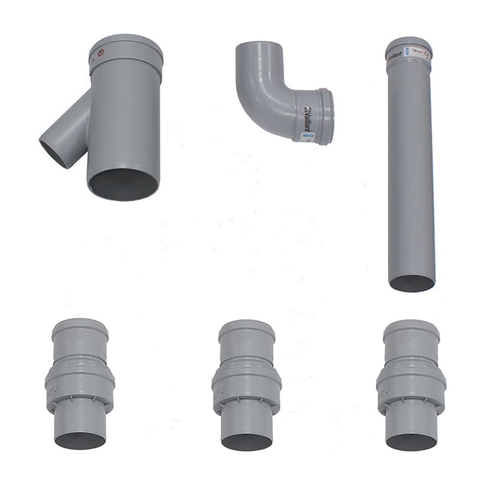 Kit d'extension Vaillant 3e cascade pour 3ème appareil, DN 130, PP, 0020042908